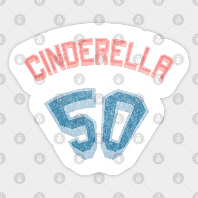 Cinderella 50 Sticker by RayRaysX2